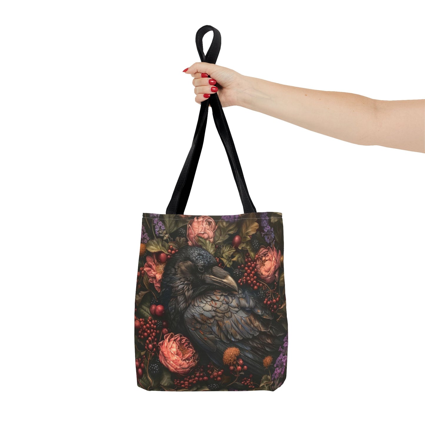 The Enchanted Raven's Garden Tote Bag (AOP)