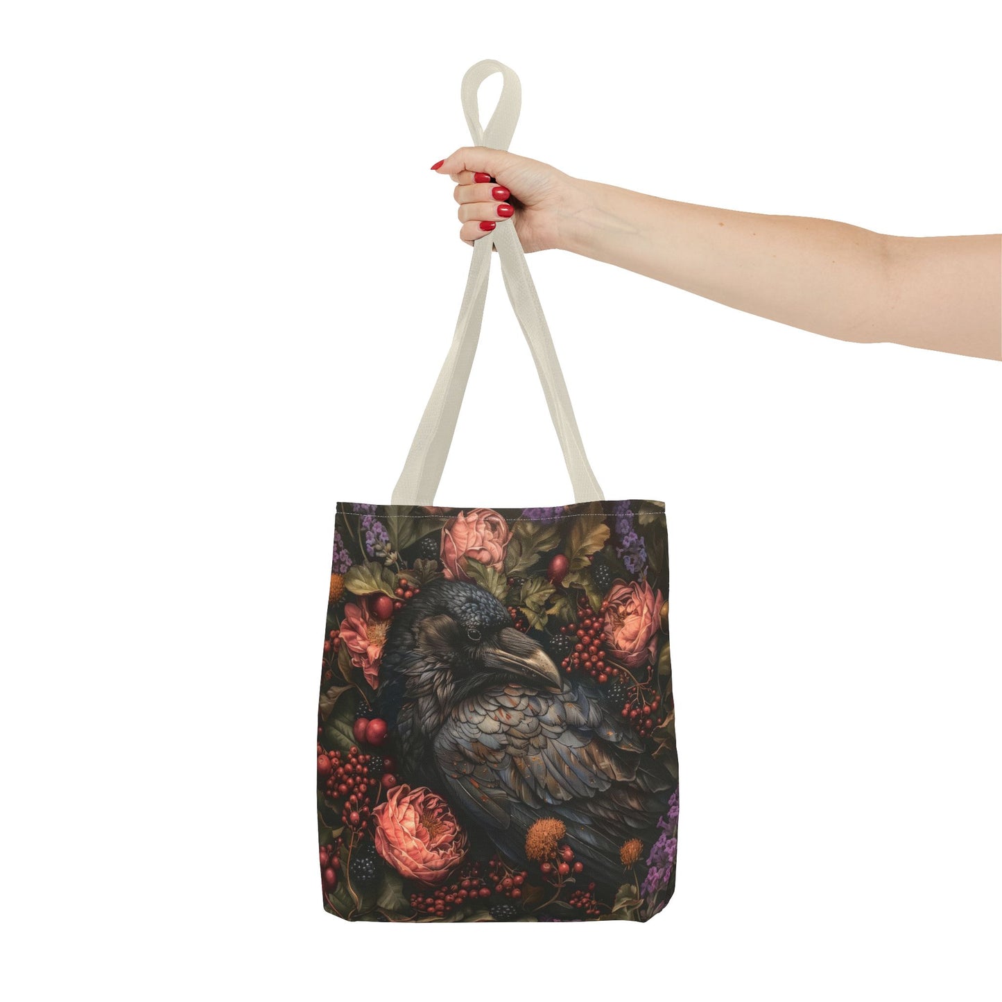 The Enchanted Raven's Garden Tote Bag (AOP)