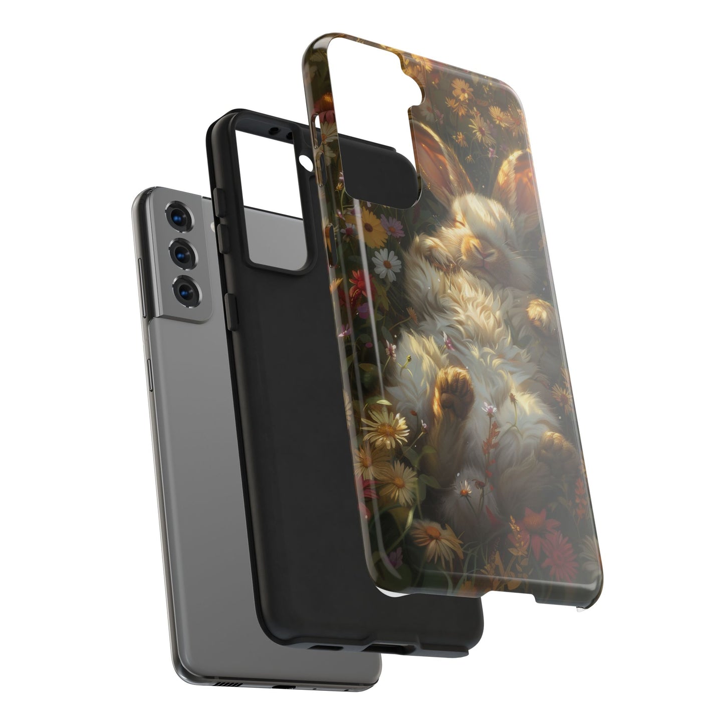 Bunny Meadow -Tough Phone Cases