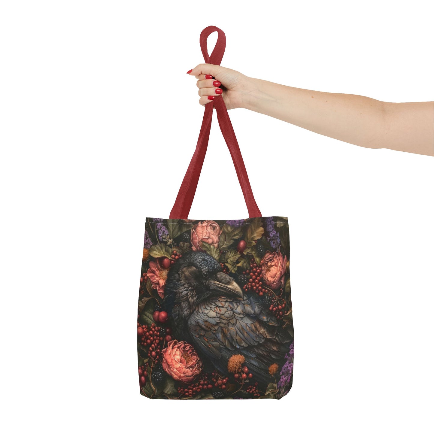 The Enchanted Raven's Garden Tote Bag (AOP)