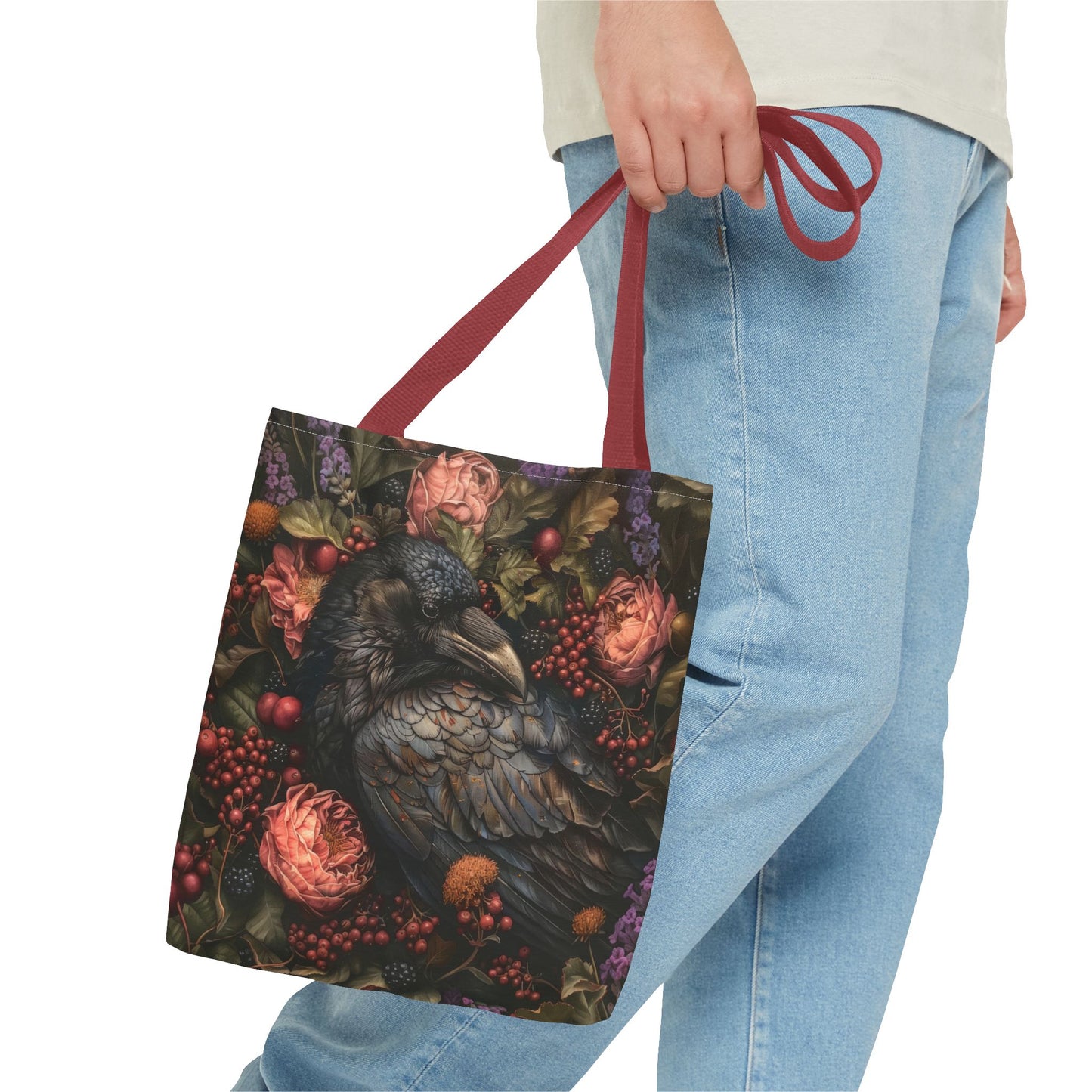 The Enchanted Raven's Garden Tote Bag (AOP)