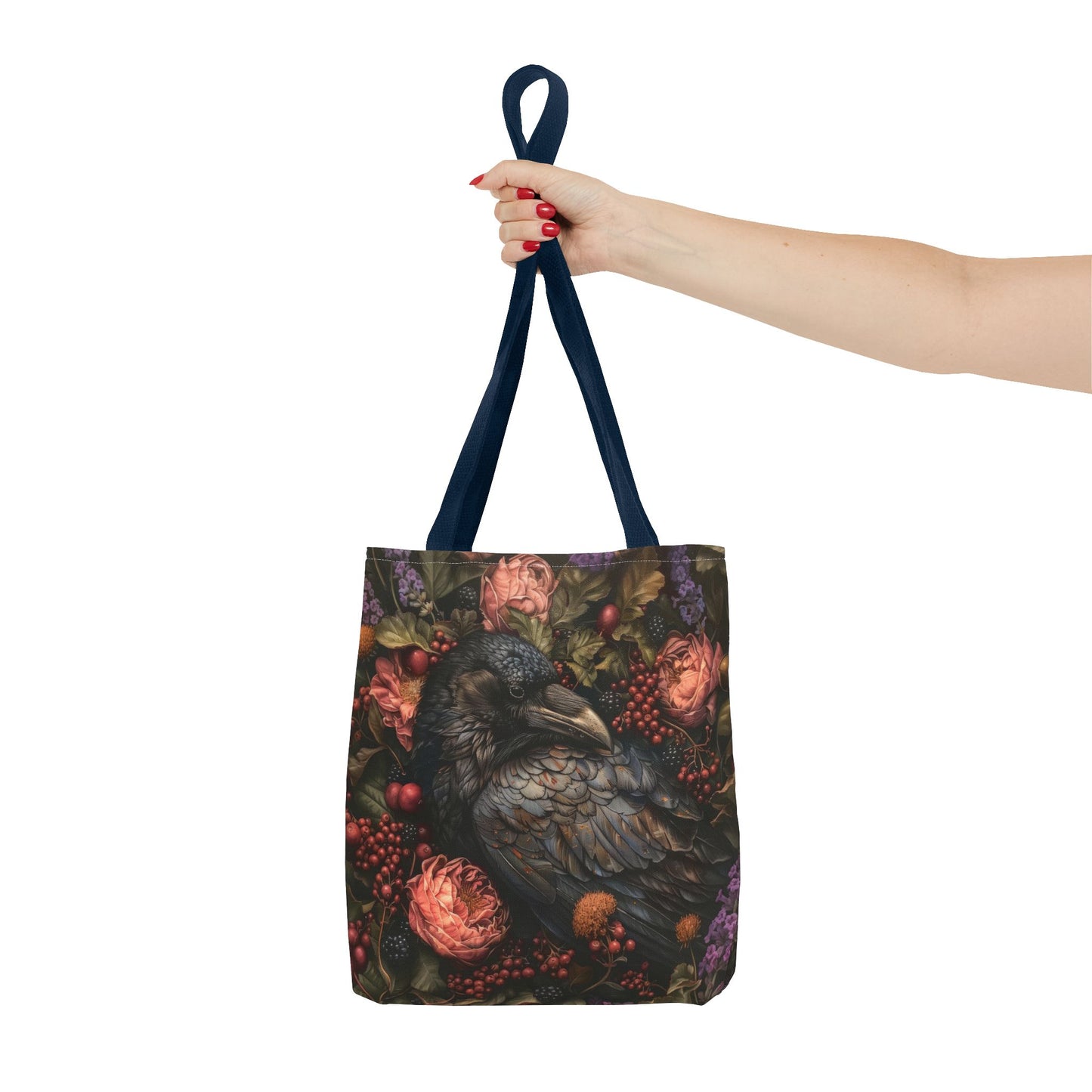 The Enchanted Raven's Garden Tote Bag (AOP)