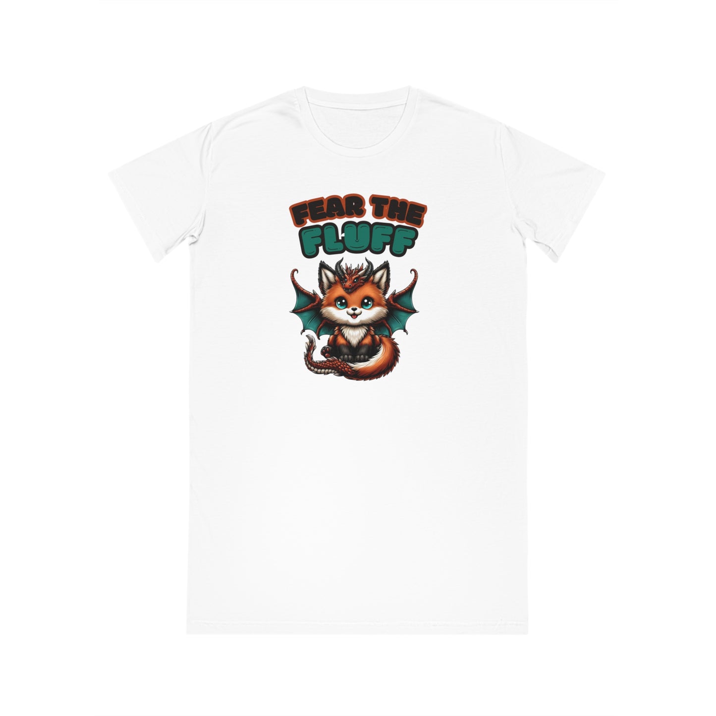 Fear the Fluff Spinner T-Shirt Dress