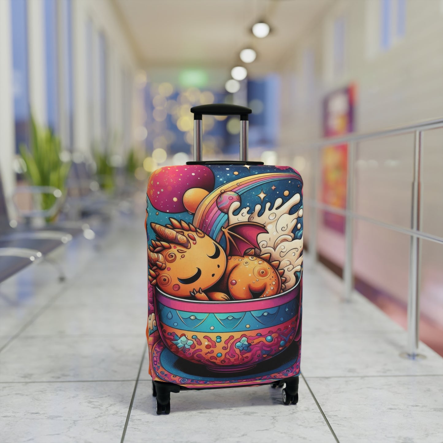 Dragon Delight Luggage Cover
