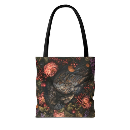 The Enchanted Raven's Garden Tote Bag (AOP)
