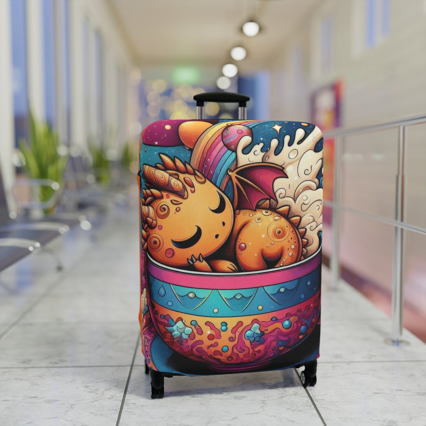 Dragon Delight Luggage Cover