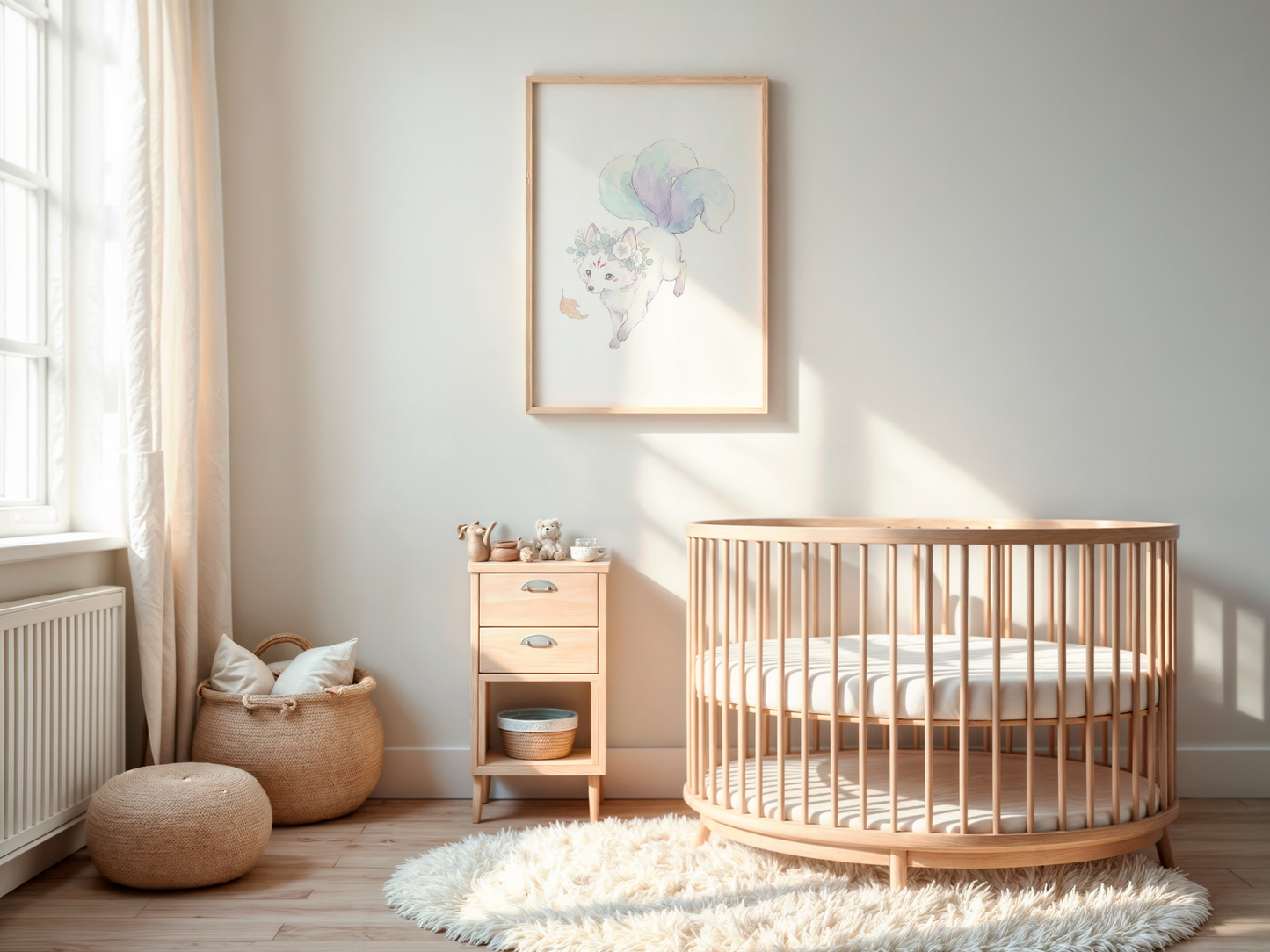 Printable Nursery Wall Art Bundle (16 Prints), Pastel Fantasy Creatures + Quotes, Instant Download